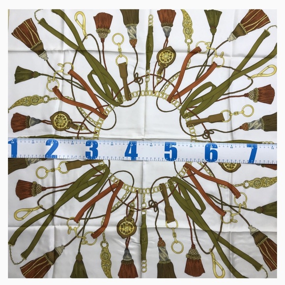 Authentic Vintage Celine Silk Scarf - Picture 2 of 8